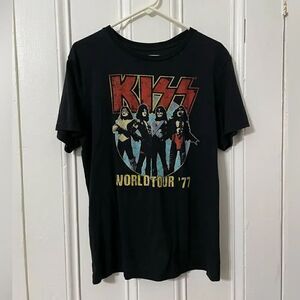 KISS World Tour ‘77 t shirt